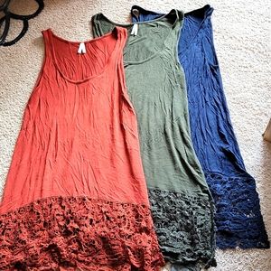 Set of 3 Vanity tanks